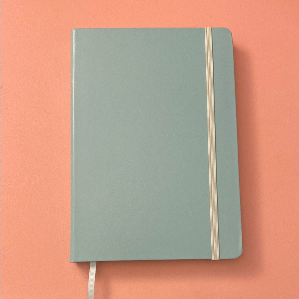 Mint Green Notebook with Elastic Band